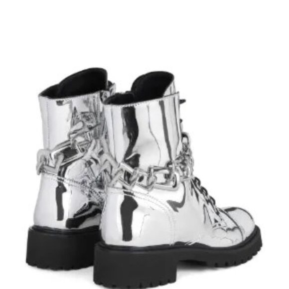 Luxury Italian Metallic boots(authentic) - Picture 4 of 4